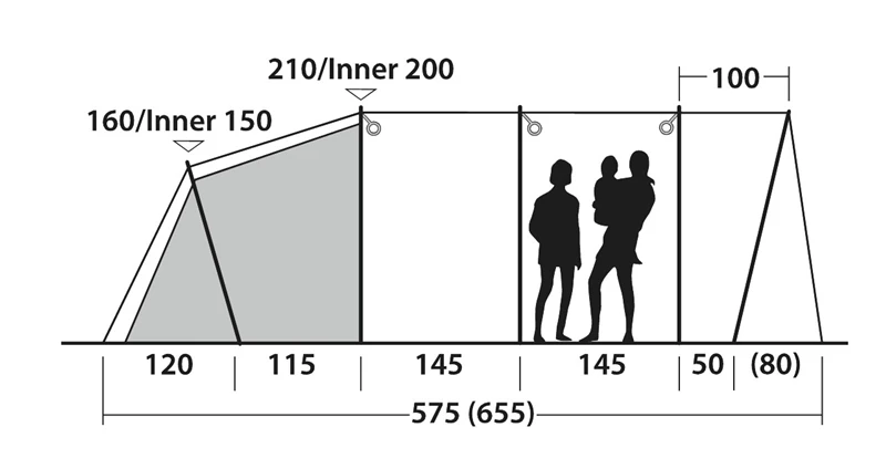 Outwell Greenwood 6 Tent 2023 6 Outwell Greenwood 6 Tent 2023 - Image 6