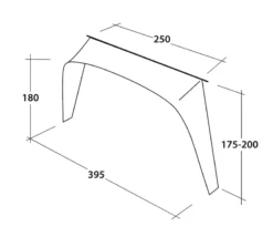 Outwell Lounge Vehicle Connection - L -Trailblazer Camping 34162 2