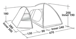Easy Camp Eclipse 500 Tent 2023 9 Easy Camp Eclipse 500 Tent 2023 -Trailblazer Camping 34164 3