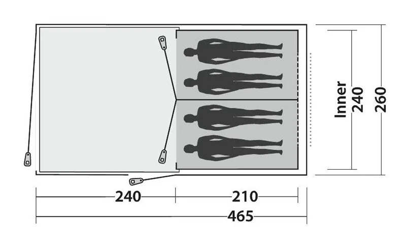 Easy Camp Galaxy 400 Tent 2023 2 Easy Camp Galaxy 400 Tent 2023 - Image 2