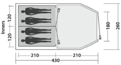 Easy Camp Huntsville 400 Tent 2023 14 Easy Camp Huntsville 400 Tent 2023 -Trailblazer Camping 34168 2