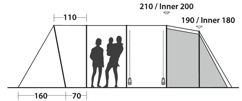 Easy Camp Palmdale 600 Lux Tent 2023 2 Easy Camp Palmdale 600 Lux Tent 2023 - Image 2