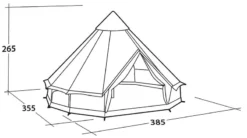 Easy Camp Moonlight Bell Tipi Tent 2023 26 Easy Camp Moonlight Bell Tipi Tent 2023 -Trailblazer Camping 34183 7