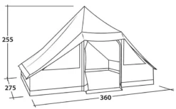 Easy Camp Moonlight Cabin Tent 2023 -Trailblazer Camping 34184 8