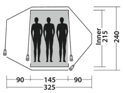 Easy Camp Vega 300 Compact Tent 2023 23 Easy Camp Vega 300 Compact Tent 2023 -Trailblazer Camping 34187 4