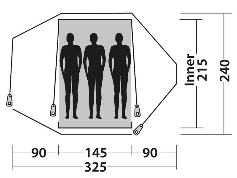 Easy Camp Vega 300 Compact Tent 2023 5 Easy Camp Vega 300 Compact Tent 2023 - Image 5