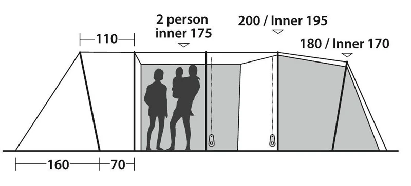 Easy Camp Palmdale 800 Lux Tent 2023 4 Easy Camp Palmdale 800 Lux Tent 2023 - Image 4