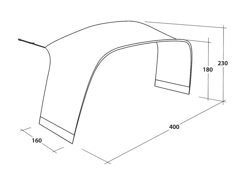 Outwell Lounge Tent Connector - M 13 Outwell Lounge Tent Connector - M - Image 13