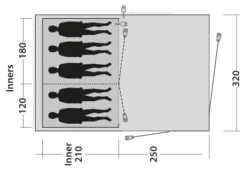 Outwell Odessa 5 Tent 2023 Campaign Special 9 Outwell Odessa 5 Tent 2023 Campaign Special -Trailblazer Camping 34473 2