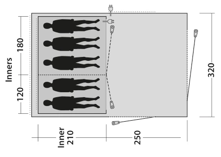 Outwell Odessa 5 Tent 2023 Campaign Special 3 Outwell Odessa 5 Tent 2023 Campaign Special - Image 3