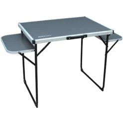 Aluminium Camping Table With Folding Side Tables