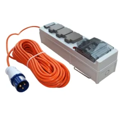 Mobile Mains Power With USB 15m Cable - Each