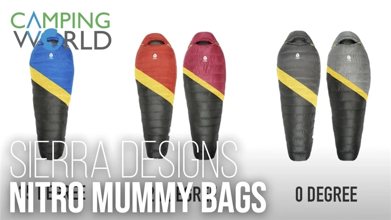 Sierra Designs Nitro 20 Down Sleeping Bag - Regular 2 Sierra Designs Nitro 20 Down Sleeping Bag - Regular - Image 2