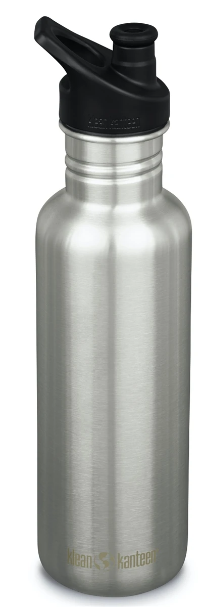Klean Kanteen Classic 27oz (800ml) Brushed Stainless Steel Bottle - Brushed Stainless 1 Klean Kanteen Classic 27oz (800ml) Brushed Stainless Steel Bottle - Brushed Stainless