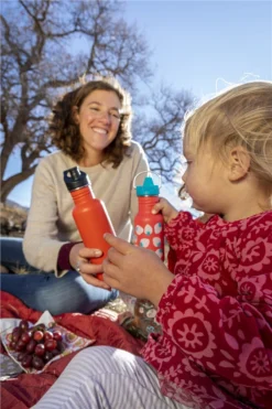 Klean Kanteen Kid Classic Sippy 355ml Coral Strawberries Bottle - Coral Strawberries 7 Klean Kanteen Kid Classic Sippy 355ml Coral Strawberries Bottle - Coral Strawberries -Trailblazer Camping 34828 2