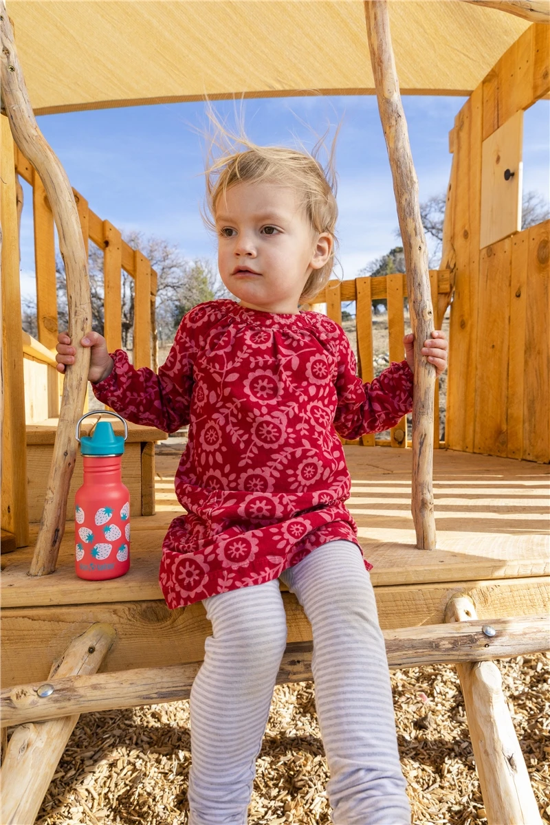 Klean Kanteen Kid Classic Sippy 355ml Coral Strawberries Bottle - Coral Strawberries 4 Klean Kanteen Kid Classic Sippy 355ml Coral Strawberries Bottle - Coral Strawberries - Image 4