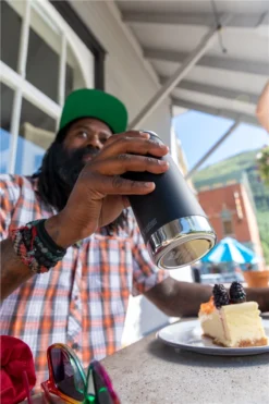 Klean Kanteen Insulated TKWide 12oz (355ml) Black Bottle - With Café Cap 21 Klean Kanteen Insulated TKWide 12oz (355ml) Black Bottle - With Café Cap -Trailblazer Camping 34831 9