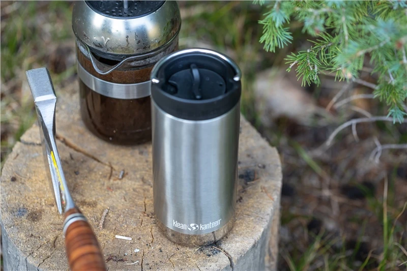 Klean Kanteen Insulated TKWide 12oz (355ml) Brushed Stainless Bottle - With Café Cap 2 Klean Kanteen Insulated TKWide 12oz (355ml) Brushed Stainless Bottle - With Café Cap - Image 2