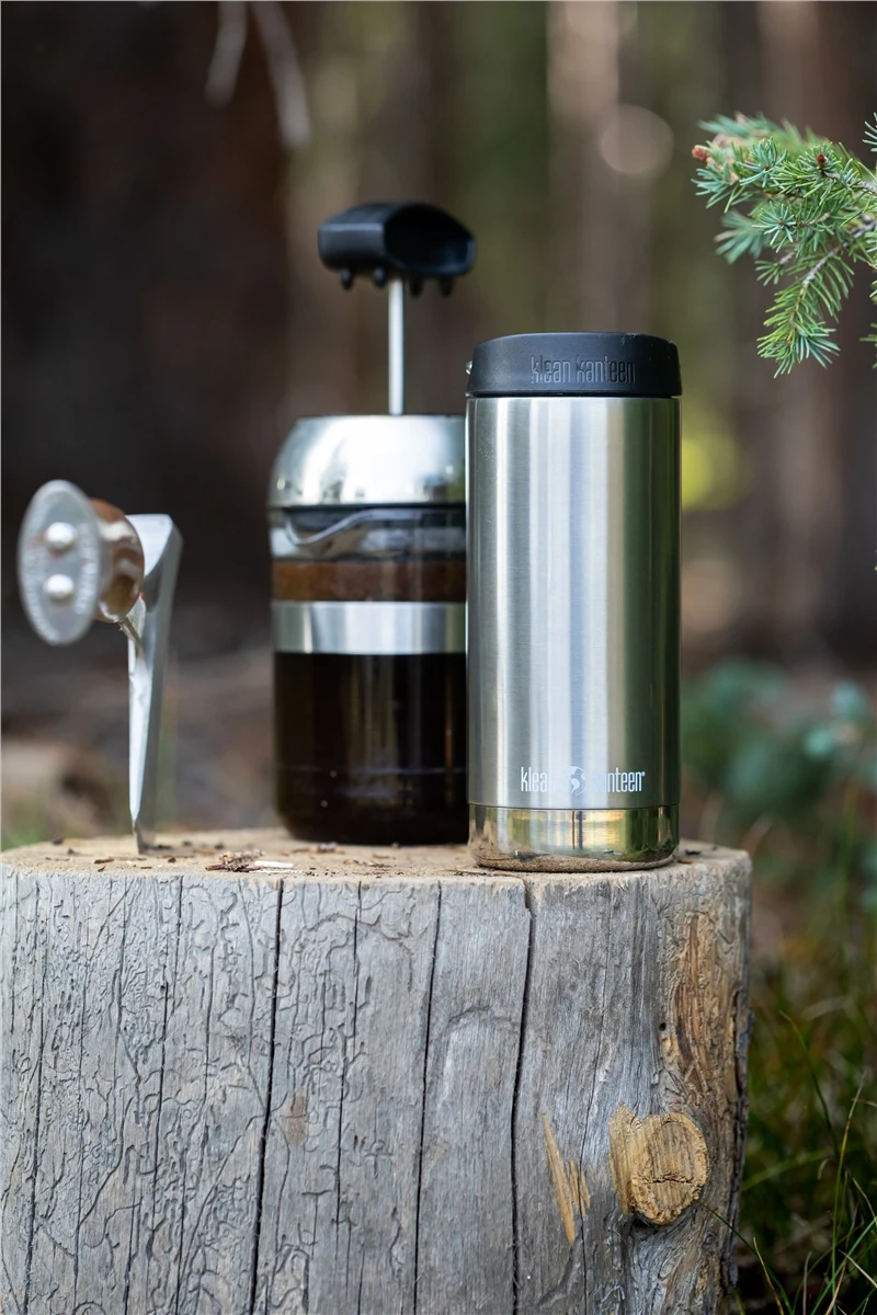 Klean Kanteen Insulated TKWide 12oz (355ml) Brushed Stainless Bottle - With Café Cap 8 Klean Kanteen Insulated TKWide 12oz (355ml) Brushed Stainless Bottle - With Café Cap - Image 8