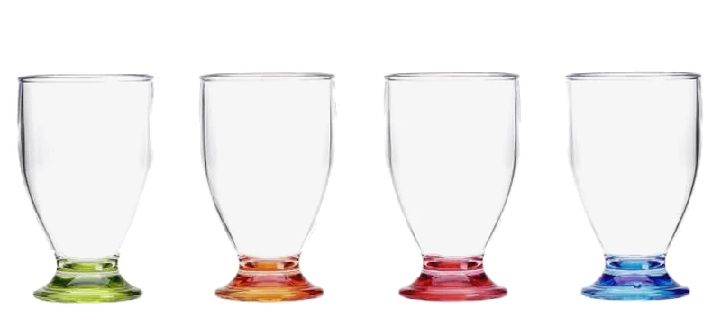 Acrylic Juice Glasses - Pack Of 4 1 Acrylic Juice Glasses - Pack Of 4