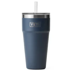 Yeti Rambler 26oz (760ml) Straw Cup - Black -Trailblazer Camping 34916 2