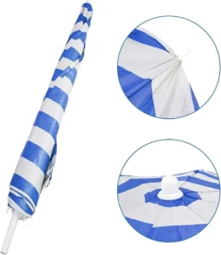 1.7m Tilting Beach Parasol - Each 9 1.7m Tilting Beach Parasol - Each -Trailblazer Camping 35010 3