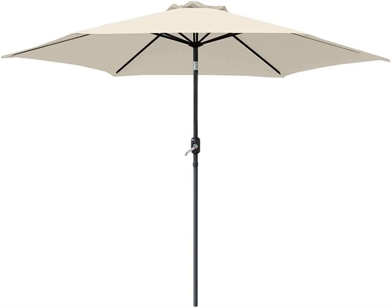 2.7m Wind Up Parasol - Each 1 2.7m Wind Up Parasol - Each