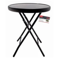 Round Folding Side Drinks Table - Each