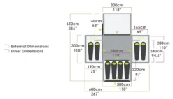 Pro III V2 Air Tent 2023 12 Pro III V2 Air Tent 2023 -Trailblazer Camping 35037 2