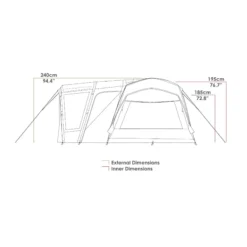 Pro II V2 Air Tent 2023 -Trailblazer Camping 35038 3