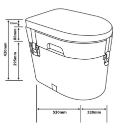 Nature Calls Composting Toilet 16 Nature Calls Composting Toilet -Trailblazer Camping 35048 7