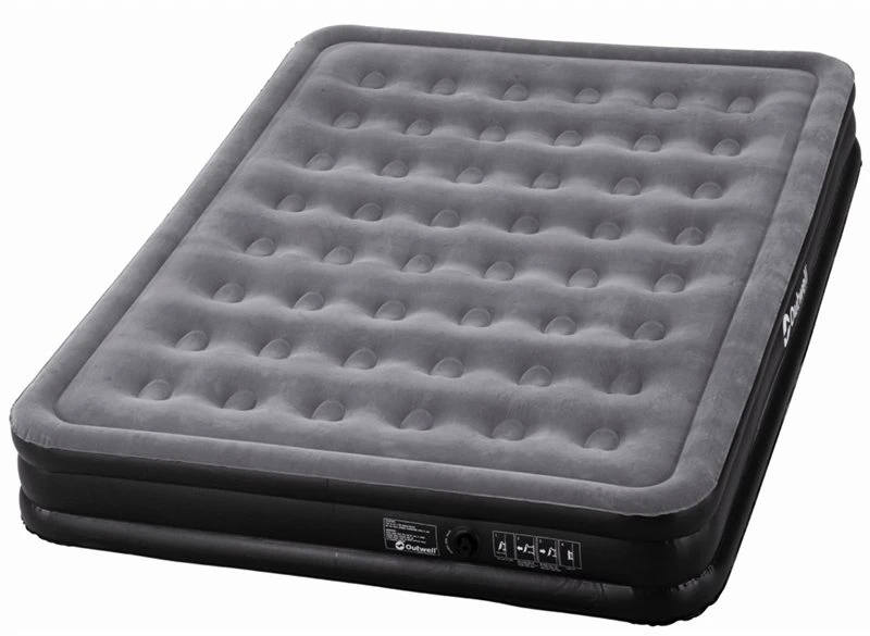 Outwell Flock Excellent King Airbed - Grey/Black 1 Outwell Flock Excellent King Airbed - Grey/Black